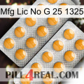 Mfg Lic No G 25 1325 levitra2